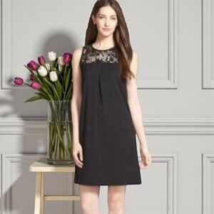Classiques Entier Lace Yoke Sleeveless Dress
